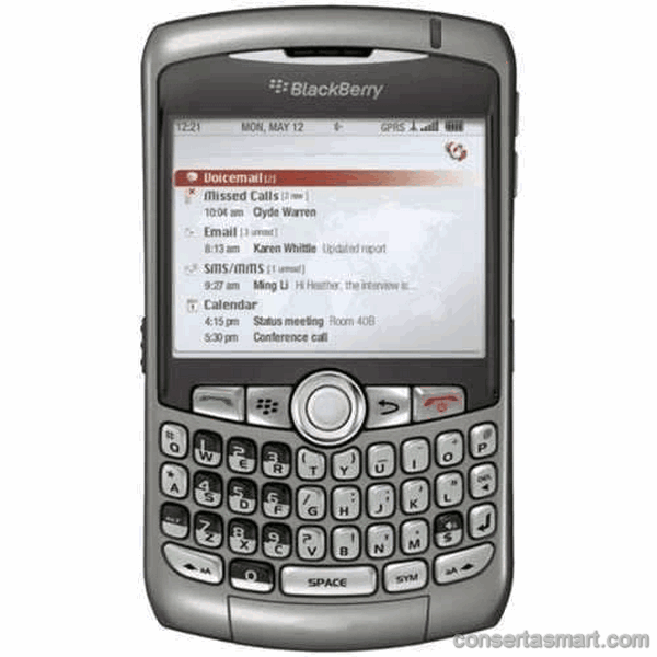 reiniciando RIM Blackberry 8310 Curve