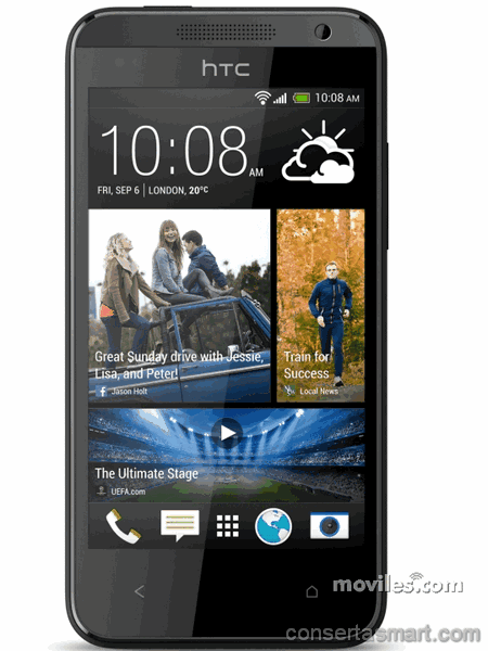 tela quebrada HTC Desire 300
