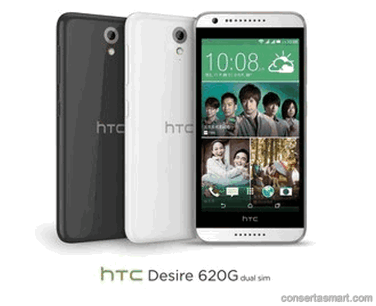 tela quebrada HTC Desire 620