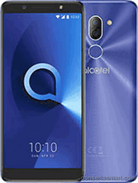 travado no logo Alcatel 3x Dual Sim