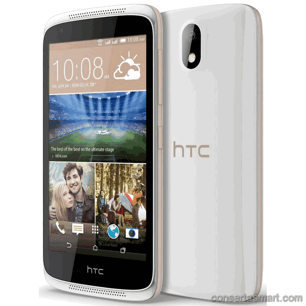 travado no logo HTC Desire 326G