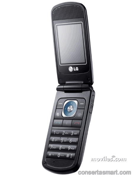 travado no logo LG GB250