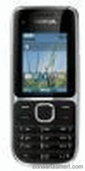 travado no logo Nokia C2-01