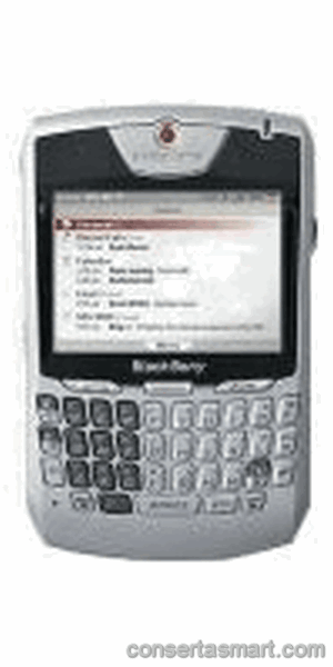 travado no logo RIM Blackberry 8707v