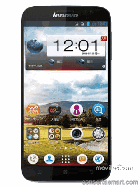 trocar tela Lenovo A850